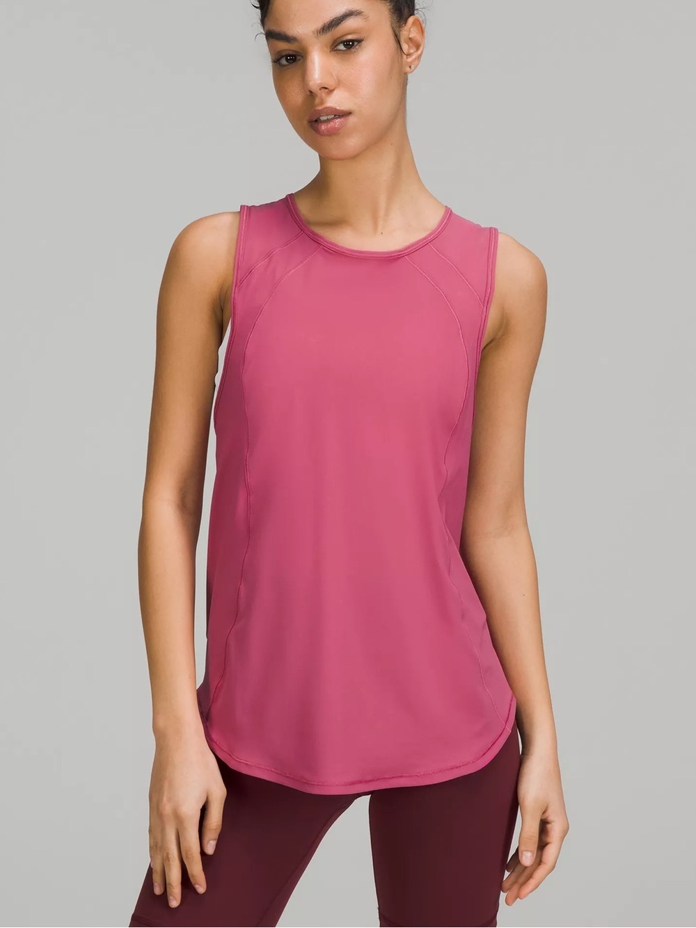 Lululemon Sculpt Tank Top in Pink Lychee SZ 8
